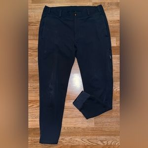 Mack Weldon Radius Flex Jogger Pants Mens Medium Gray Flex Waist Zip Pockets